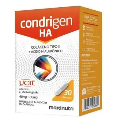 Imagem do produto Condrigen HA Colágeno Tipo II + Ácido Hialurônico 30 cápsulas