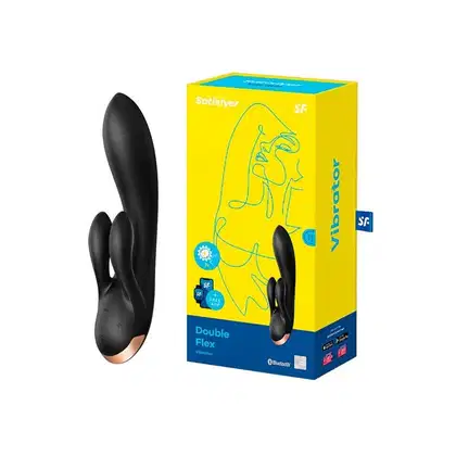 Imagem do produto Vibrador com 10 Vibrações, 5 Intensidades e App -Double Flex