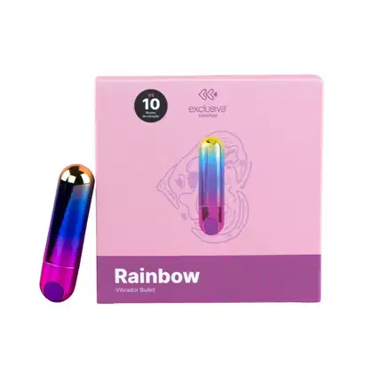 Imagem do produto Bullet em ABS com 10 Vibrações - Exclusiva Rainbow
