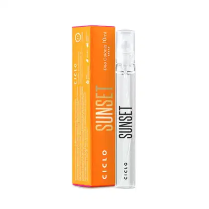 Imagem do produto Perfume Deo Colônia Sunset Ciclo 10ml Versão Bolsa