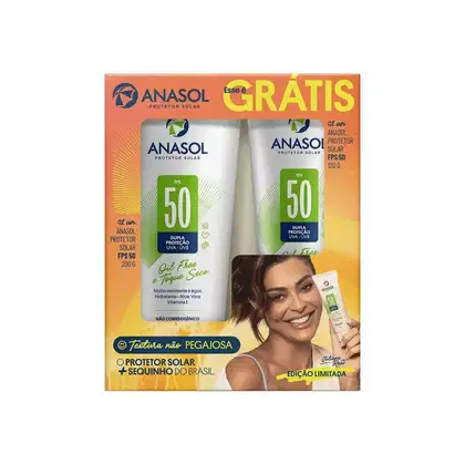 Imagem do produto Kit Anasol Protetor Solar Fps 50