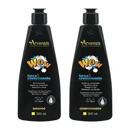 Imagem do produto Kit Arvensis Wow Força E Crescimento Shampoo300ml+Cond300ml