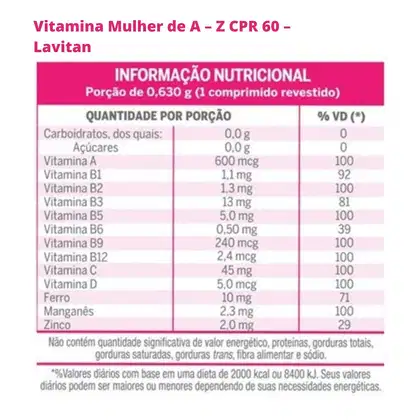 Imagem do produto Kit Cimed Lavitan Original e Mulher Suplemento Alimentar (4 Produtos)