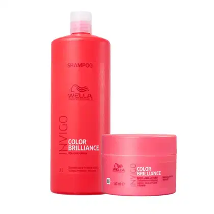 Imagem do produto Kit Wella Professionals Invigo Color Brilliance Duo Mask (2 Produtos)