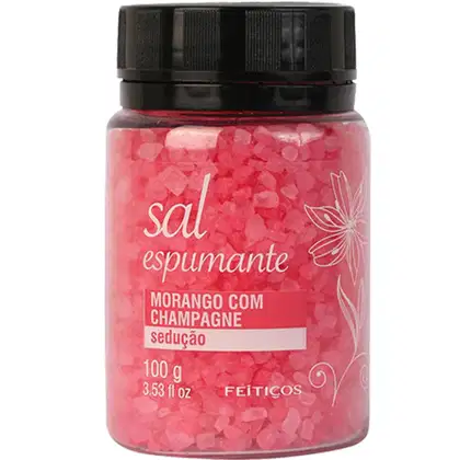 Imagem do produto Sais de Banho Espumante Morango Com Champagne Sedução 100g