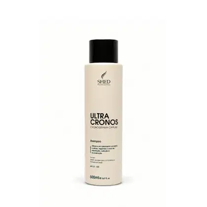 Imagem do produto Shampoo Ultra Cronos 500ml Cronograma Capilar | Shed Professional