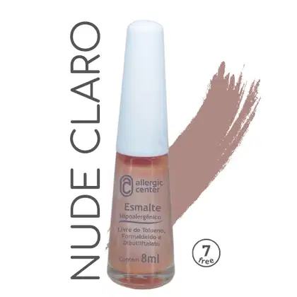 Imagem do produto Esmalte Hipoalergênicos Tradicional 7 Free 7ml Allergic Center Cor:Nude Claro