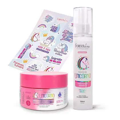 Imagem do produto Kit Nutrição Magia de Unicórnio GANHE Adesivos Forever Liss