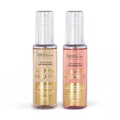 Imagem do produto Kit Óleos Superpoderosos Alinhamento e Crescimento Forever Liss
