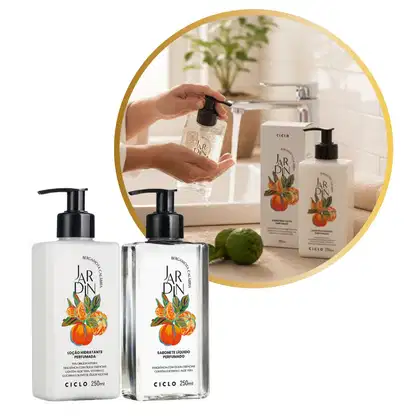 Imagem do produto Kit Ciclo Jardin Bergamota Calábria Sabonete Liquido + Creme