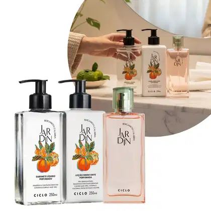 Imagem do produto Kit Ciclo Jardin Bergamota Perfume 100ml + Sabonete + Creme