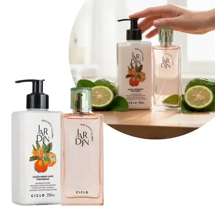 Imagem do produto Kit Presente Ciclo Jardin Bergamota Perfume 100ml + Creme