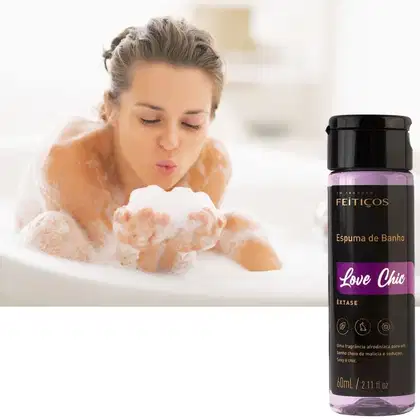 Imagem do produto Love Chic - Espuma de Banho Banheira Hidromassagem Êxtase 60ml