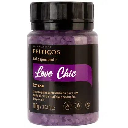 Imagem do produto Love Chic - Sais de Banho Espumante Banheira Hidromassagem Êxtase 100g