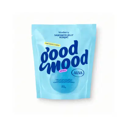 Imagem do produto Sabonete Jelly Konjac Blueberry 85g Good Mood by Alva
