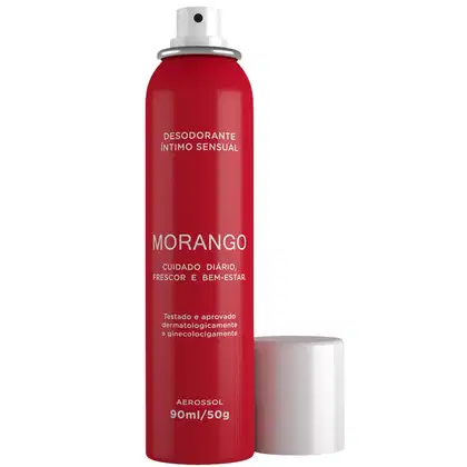 Desodorante Íntimo Morango - 90ml, da marca A Sós