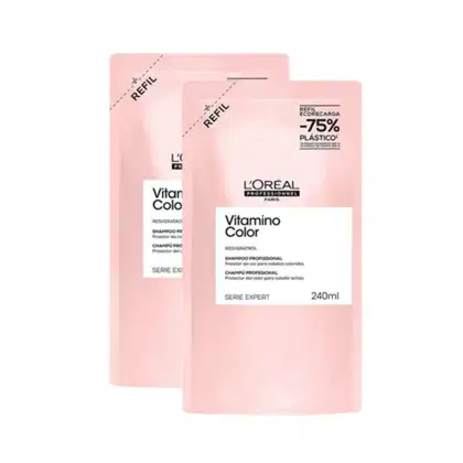 Kit L'Oréal Professionnel Vitamino Color Double Shampoo Refil, 2 unidades.