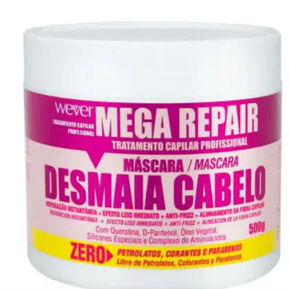 Imagem do produto Wever Desmaia Cabelo - Máscara Capilar 500g