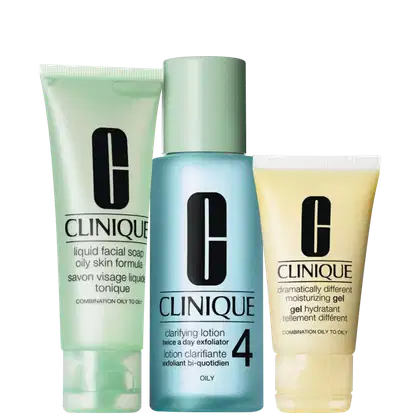 Imagem do produto Kit Clinique Sistema 3 Passos Introdução Pele 4 (3 produtos)