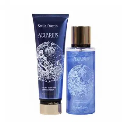 Imagem do produto Kit Body Splash+Loção Hidratante Signo Aquario Stella Dustin