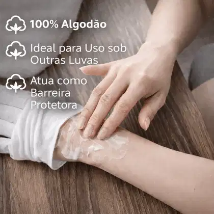 Imagem do produto Luva de algodão ALERGOSHOP M