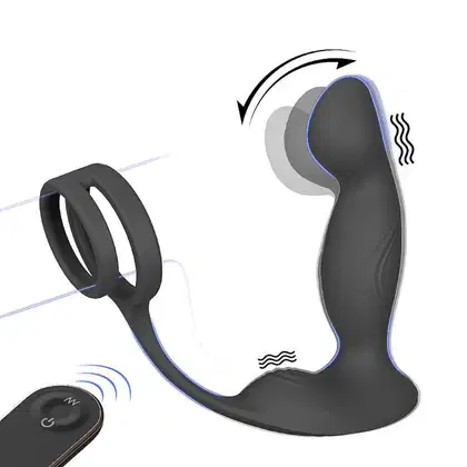 Imagem do produto Vibrador de Próstata com Anel - Virgil - S-Hande