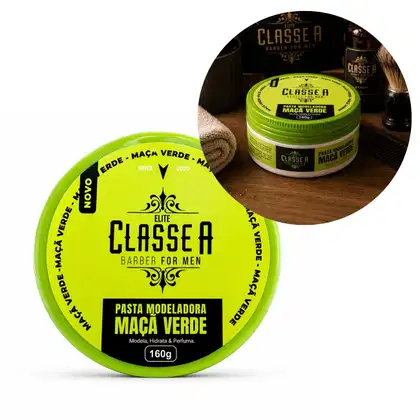Imagem do produto Pasta Modeladora Pomada Pomada Maçã Verde Classe A 160g