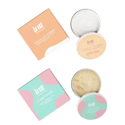 Imagem do produto Kit Coconut Cream Creme Hidratante e Esfoliante Cristal Touch para Corpo e Pélvica - INTT