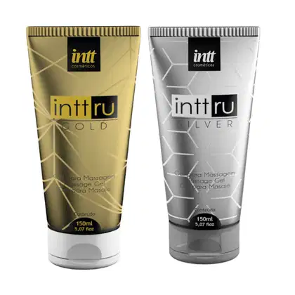 Imagem do produto KIt Gel Corporal de massagem Intt Ru Gold e Intt Ru Silver