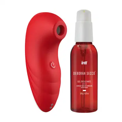 Imagem do produto Kit Kiss My Clit Sugador de Clitóris +Gel Deslizante com Ácido Hialurônico by Deborah Secco