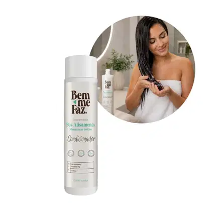 Imagem do produto Condicionador Pós Alisamento 300ml Bem Me Faz Manutenção