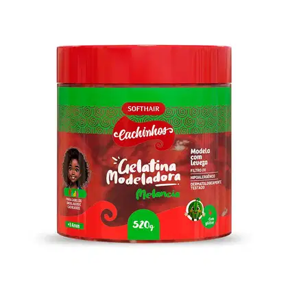 Imagem do produto Gelatina Modeladora Melancia com Glliter Kids Soft Hair