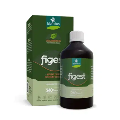 Suplemento Alimentar Biofhitus Figest Menta com Carqueja, 240ml.