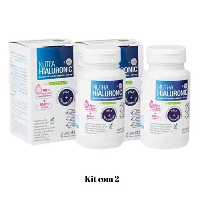Imagem do produto Kit Com 2 Vitamina Nutra Hialuronic Plus 60 Caps - Divinitè