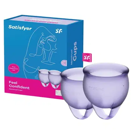 Imagem do produto Coletor Menstrual Satisfyer Feel Confident Cup (Lila)