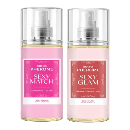 Imagem do produto Kit Sexy Match e Sexy Glam Body Splash Feminino Kalya 200ml