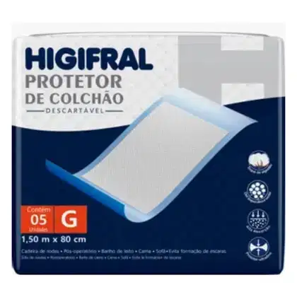 Imagem do produto Protetor de Colchão Descartável Higifral Adulto G C5