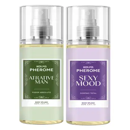 Imagem do produto Kit Pherome Casal Atrative Man Sexy Mood 2x200ml