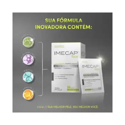 Imagem do produto Kit C2 Suplemento Colágeno Imecap Face em Sachês - FQM