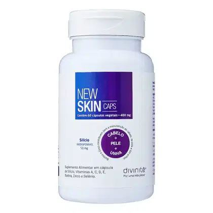 Imagem do produto New Skin Suplemento Para Cabelos, Pele e Unhas 60 Caps - Divinitè