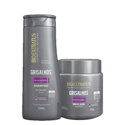 Imagem do produto Kit Shampoo e Máscara Grisalhos- Bio Extratus