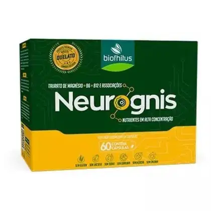 Suplemento Vitamínico Biofhitus Neurognis, 60 Cápsulas.