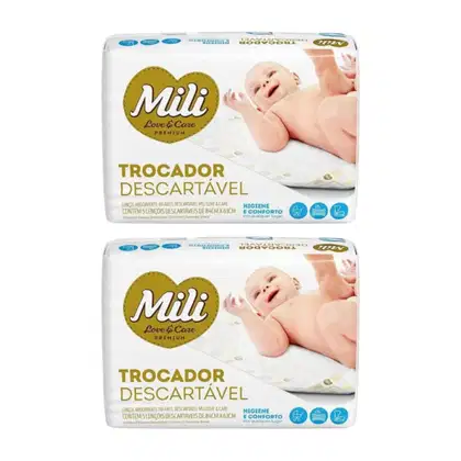 Imagem do produto Kit C2 Trocador Infantil Descartável C5 Love Care - Mili