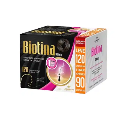Imagem do produto La San-Day Biotina - Suplemento Alimentar (120 Cápsulas)