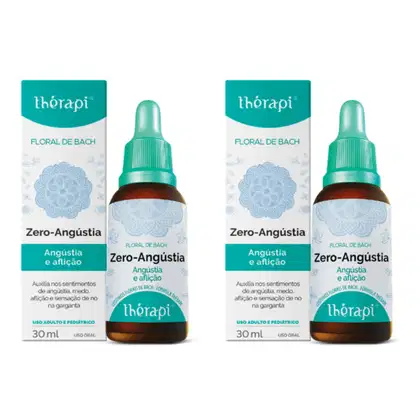 Imagem do produto Kit Com 2 Floral Thérapi Zero Angústia 30ml - Floral Thérapi