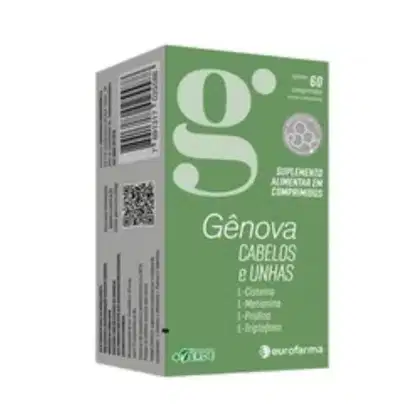 Imagem do produto Gênova Suplemento Alimentar Cabelos Unhas - Eurofarma