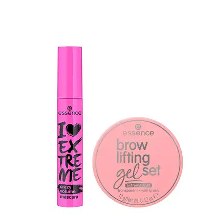 Imagem do produto Kit Essence Másc Cílios Volume Preta 12Ml + Gel Sobranc 12G