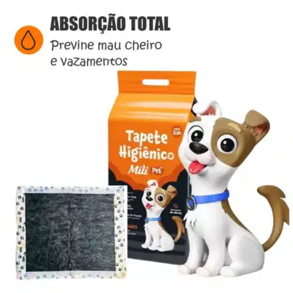 Imagem do produto Kit C2 Tapete Higiênico C/ 7 unidades - Mili Pet