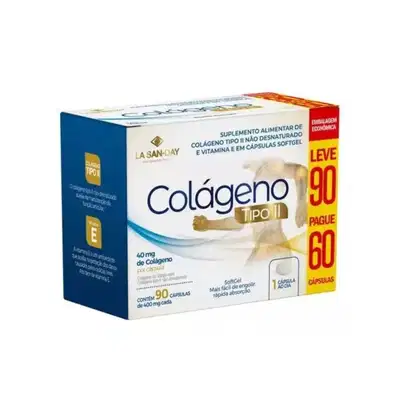 Imagem do produto Colageno Tipo Ii 40Mg Lev90 Pag60 La San-Day