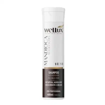 Shampoo Wellux Professional Mandioca, 400ml.